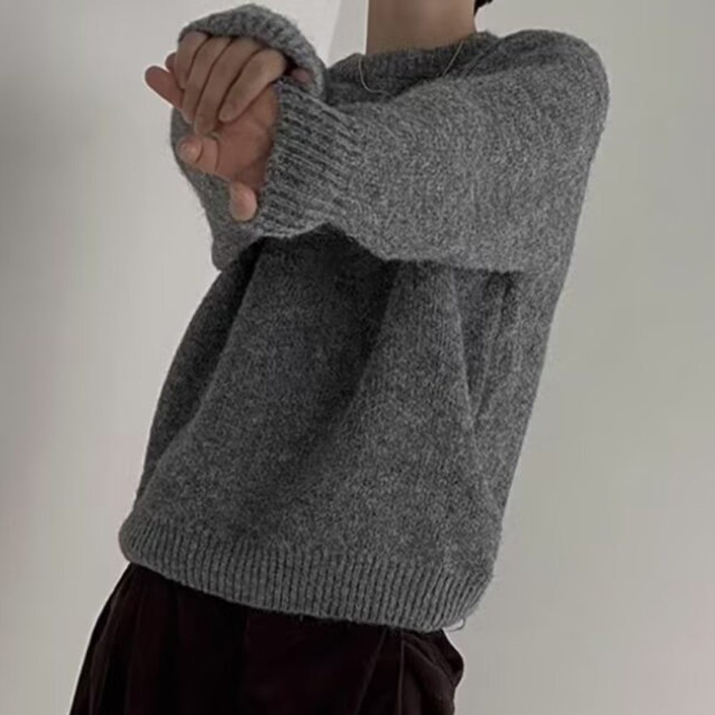 Loose Fit Vintage Style Herren Strickpullover Sweater für den Alltag - Bild 14 von 72