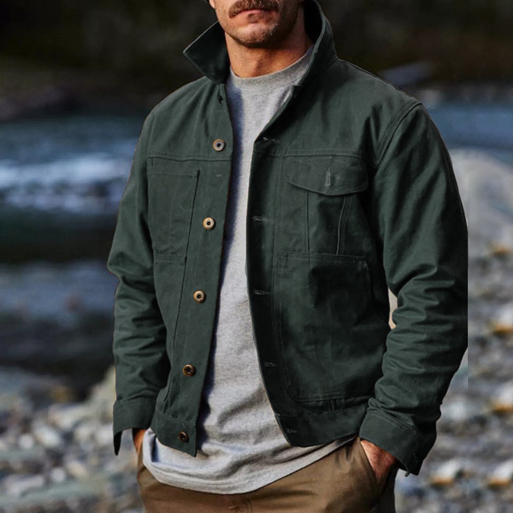 Fashionable Men's Layered Look providing warmth during cold weather outings - Picture 13 of 20