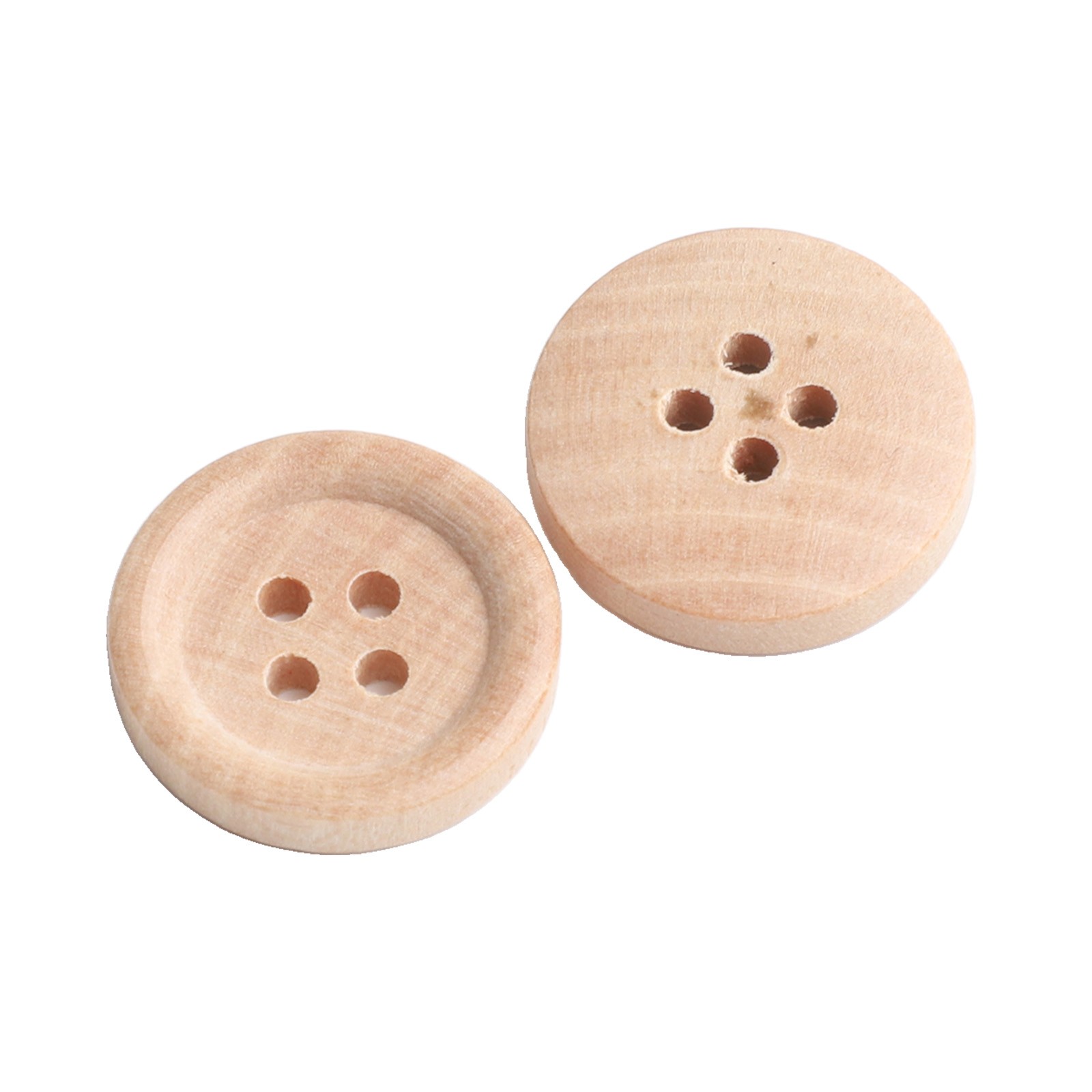 Accessoires vêtements 20 boutons en bois couleur naturelle plusieurs officiel tailles
