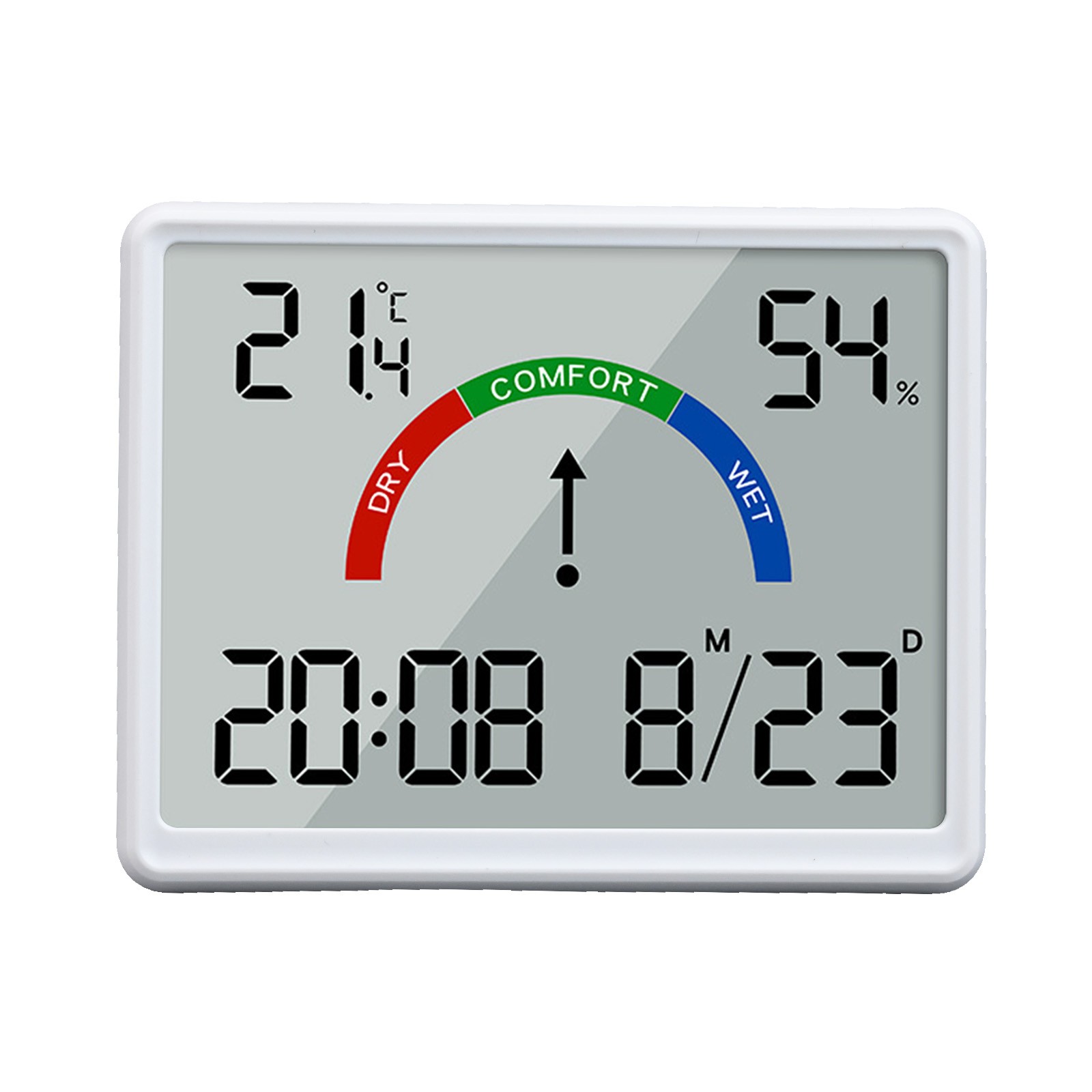 CR2030 Battery Powered Multifunctional Electronic Clock with LCD Display