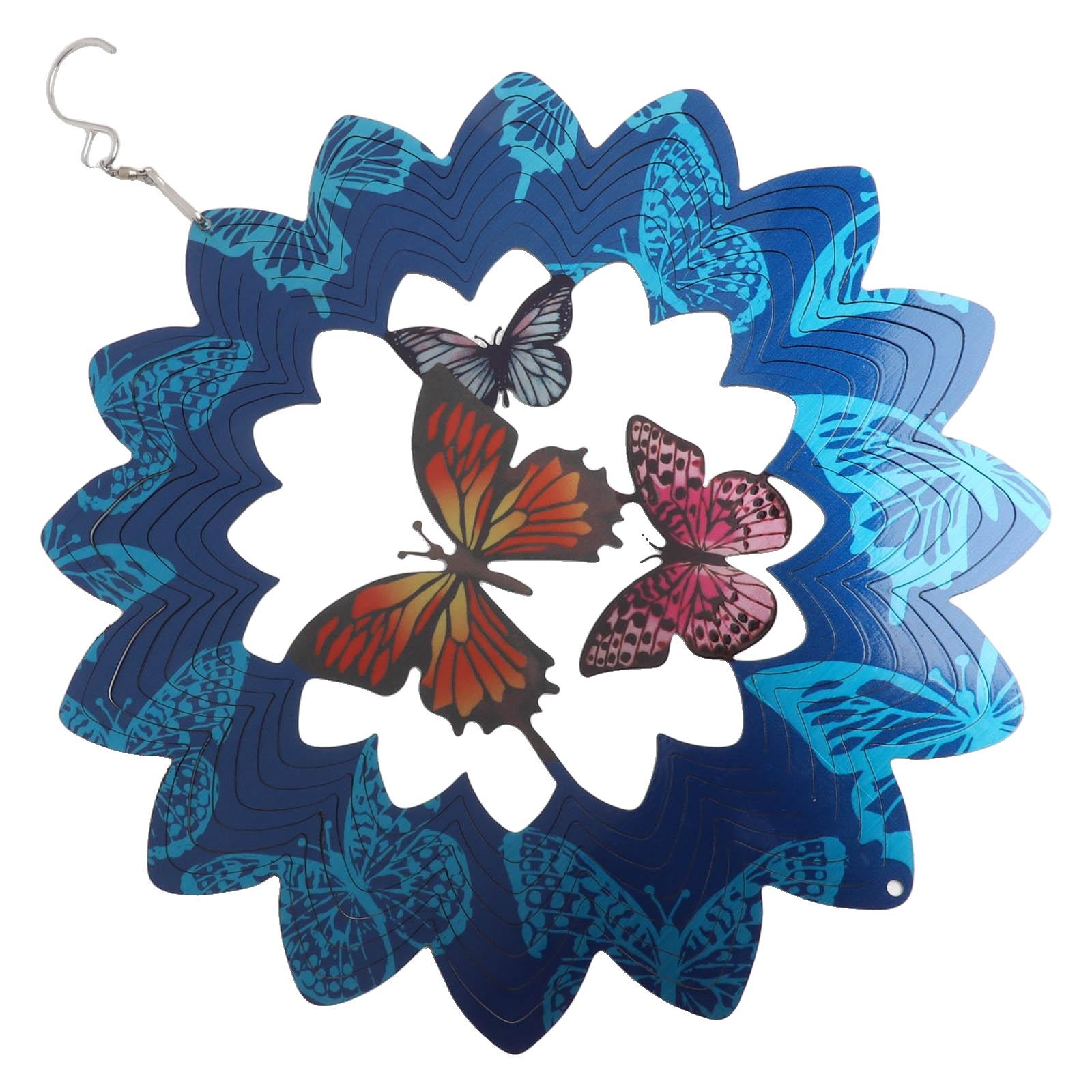 Gartendekoration Wind Spinner Schmetterling Wind Drehen 3D Wind Spinner - Bild 47 von 51
