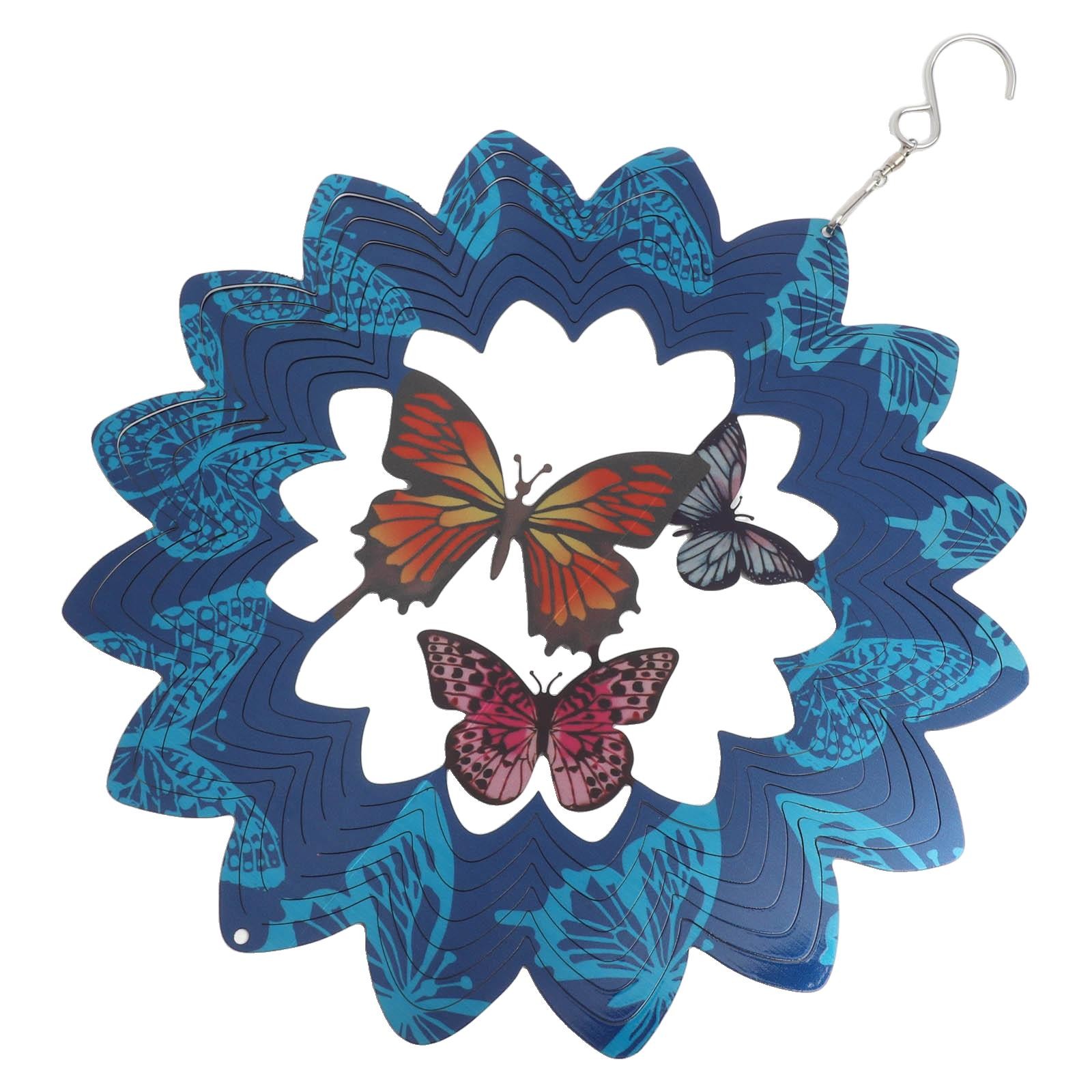 Gartendekoration Wind Spinner Schmetterling Wind Drehen 3D Wind Spinner - Bild 49 von 51