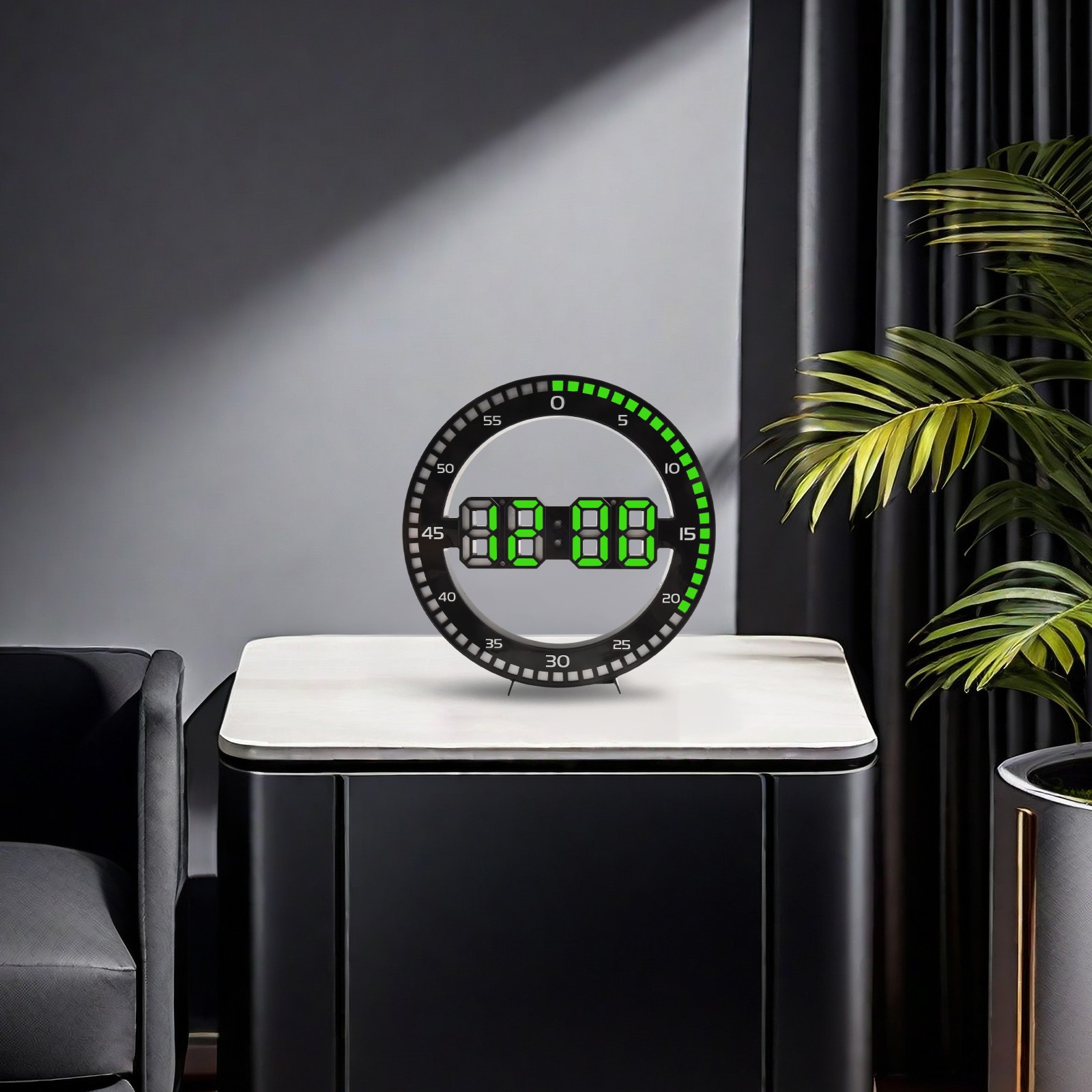 Helligkeitsanpassung Klassenzimmer Leuchtend Digital Wanduhr LED-Licht - Bild 26 von 33