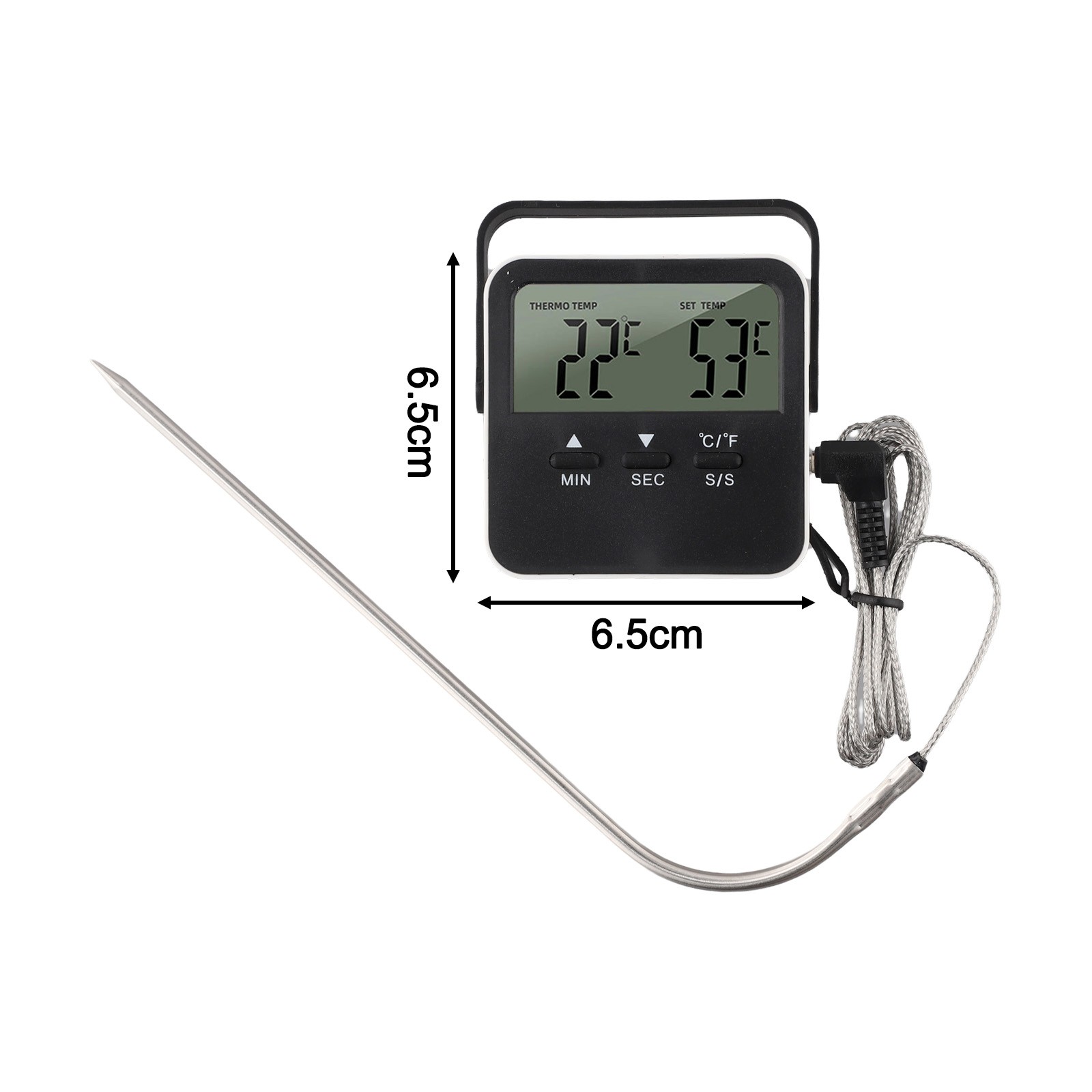 Data Home Thermometer économies Digital Display Home Thermometer Portable Design
