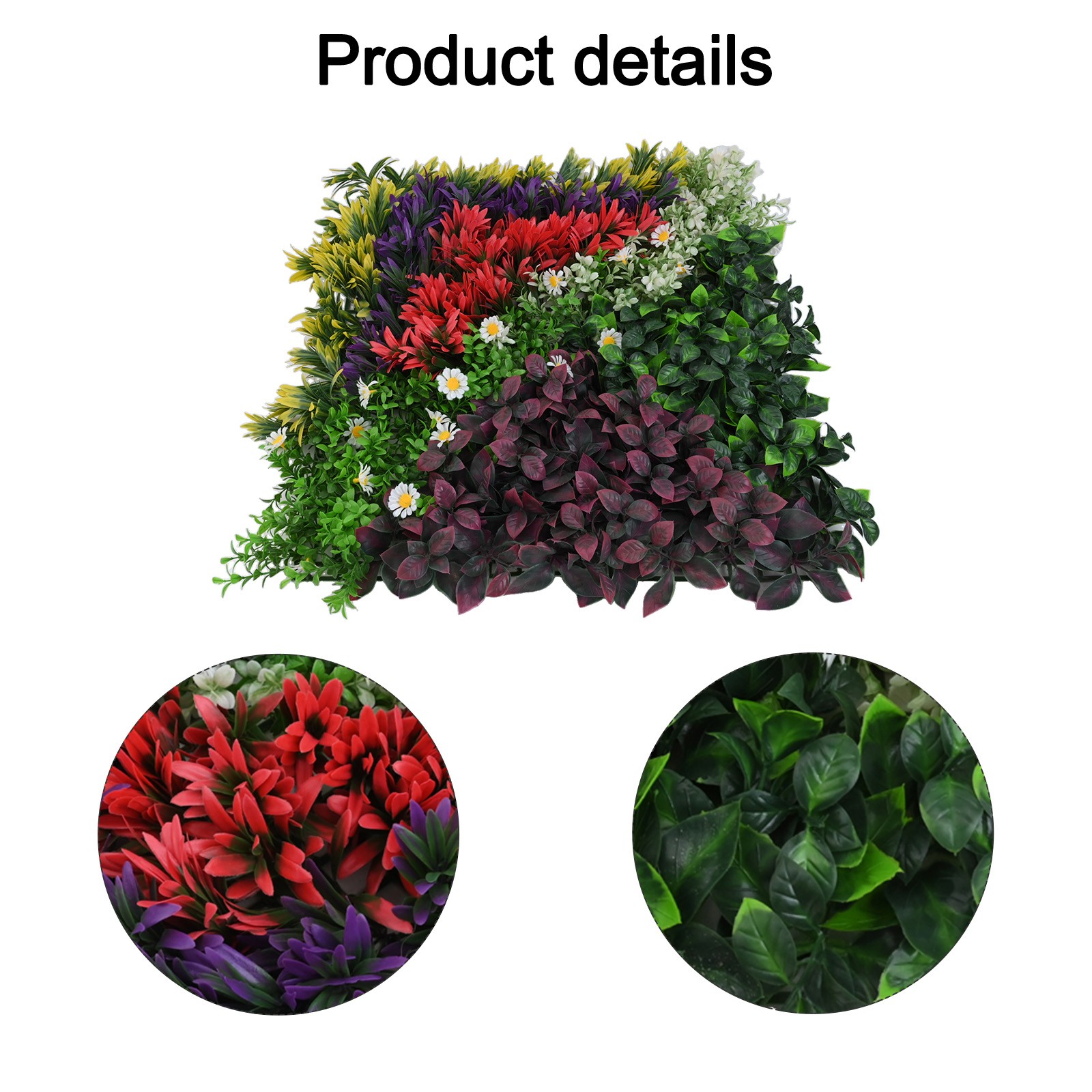 Denser Foliage for a Seamless Appearance Artificial Plant Wall Panels 50*50CM - Picture 53 of 63