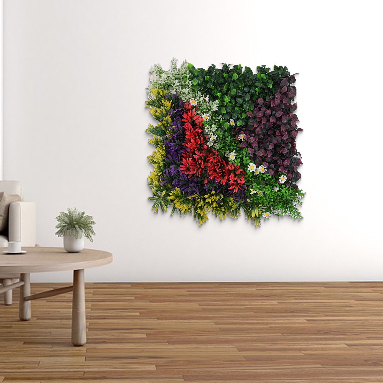 Denser Foliage for a Seamless Appearance Artificial Plant Wall Panels 50*50CM - Picture 51 of 63