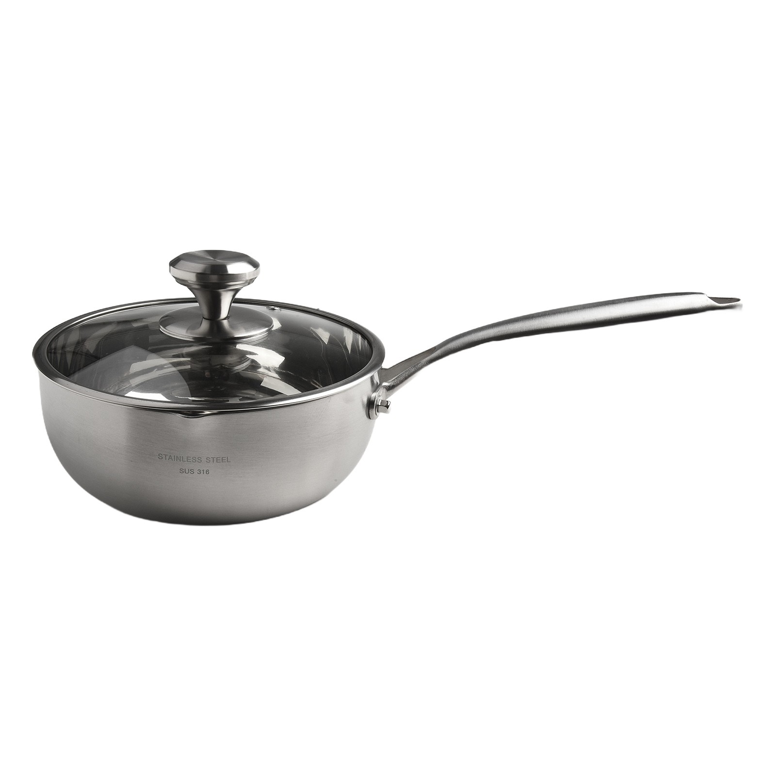 Zuppiera in acciaio inox con coperchio 316 acciaio inox interno coperchio in vetro - Foto 31 di 35