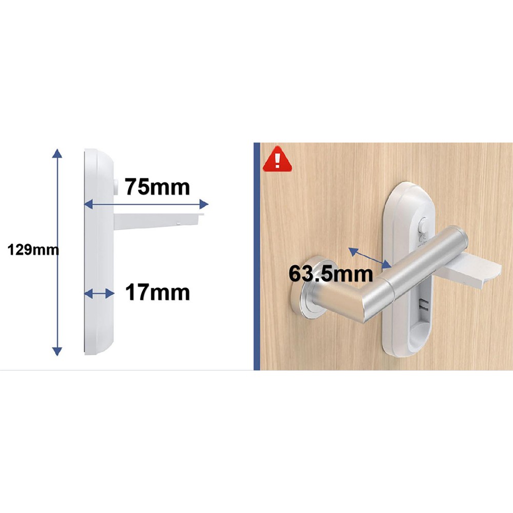 Effortless Installation Safe Travel with Portable Anti Open Handle Locks