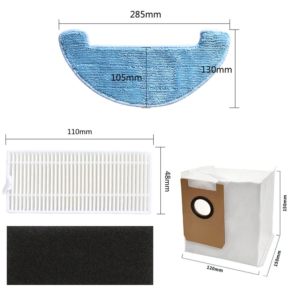 For Loorow AT800 Vacuum Cleaner Accessory Set With Main Brush And-Filters - Picture 33 of 39
