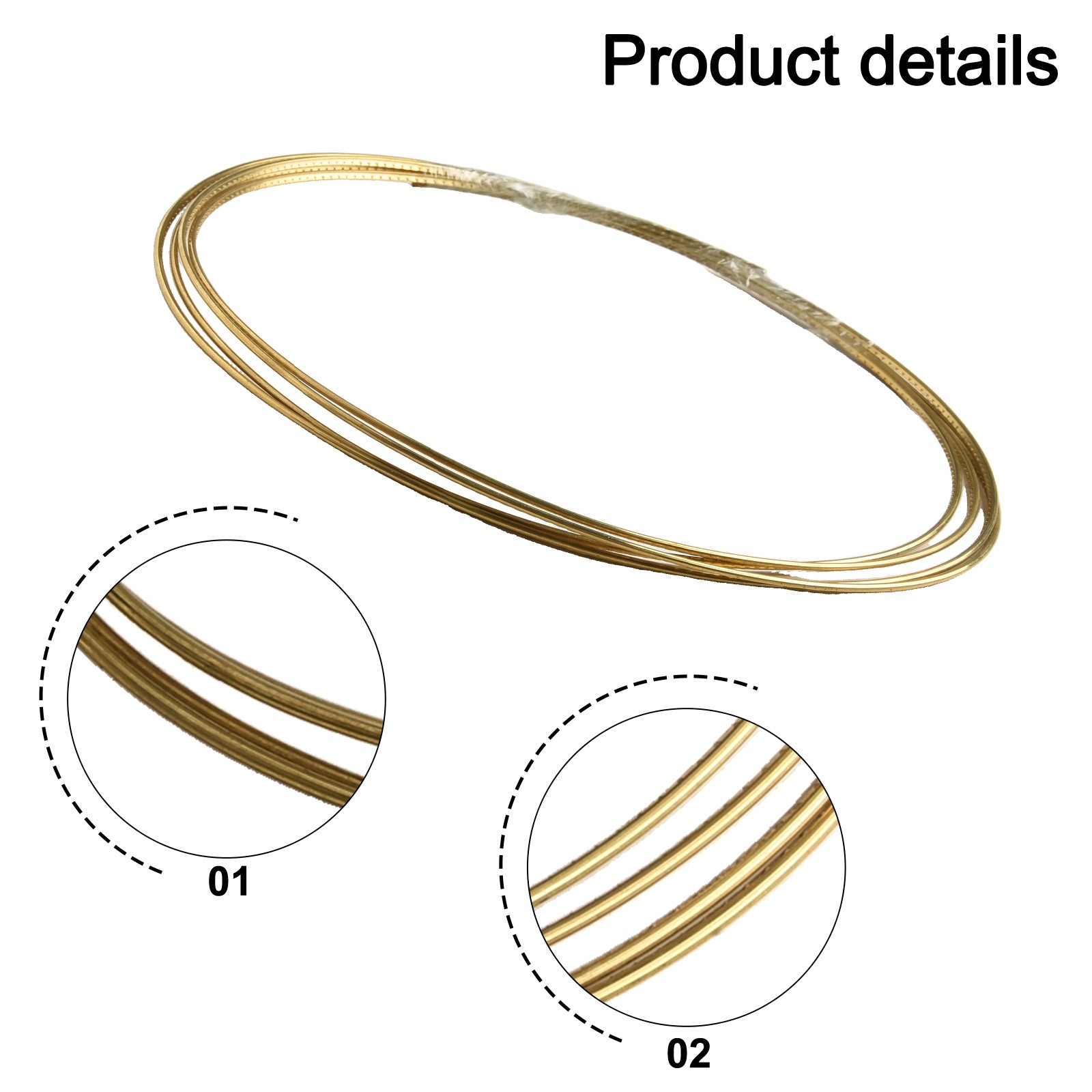 Upgrade Your Guitars with Gold Brass Fret Wire Multiple Sizes Available - Picture 34 of 37