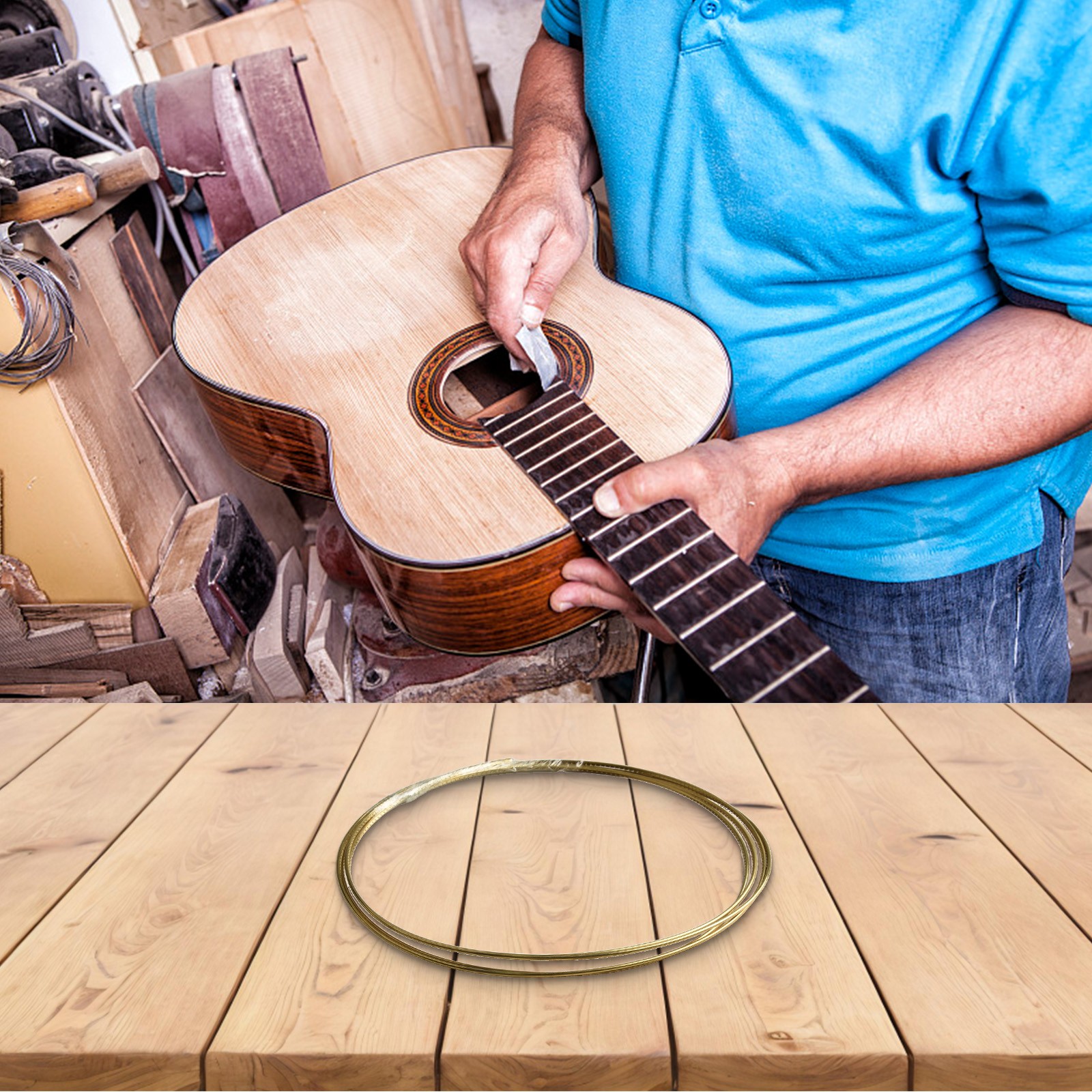 Upgrade Your Guitars with Gold Brass Fret Wire Multiple Sizes Available - Picture 33 of 37