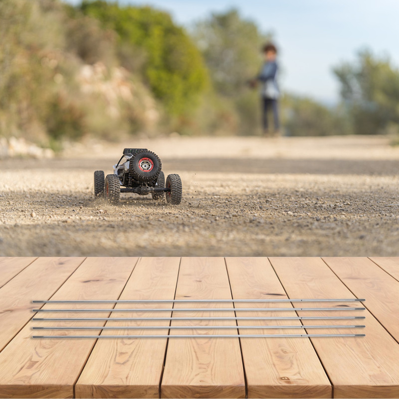 DIY RC Spurstangengestänge Schubstange für verbesserte Manövrierbarkeit und K - Bild 16 von 27