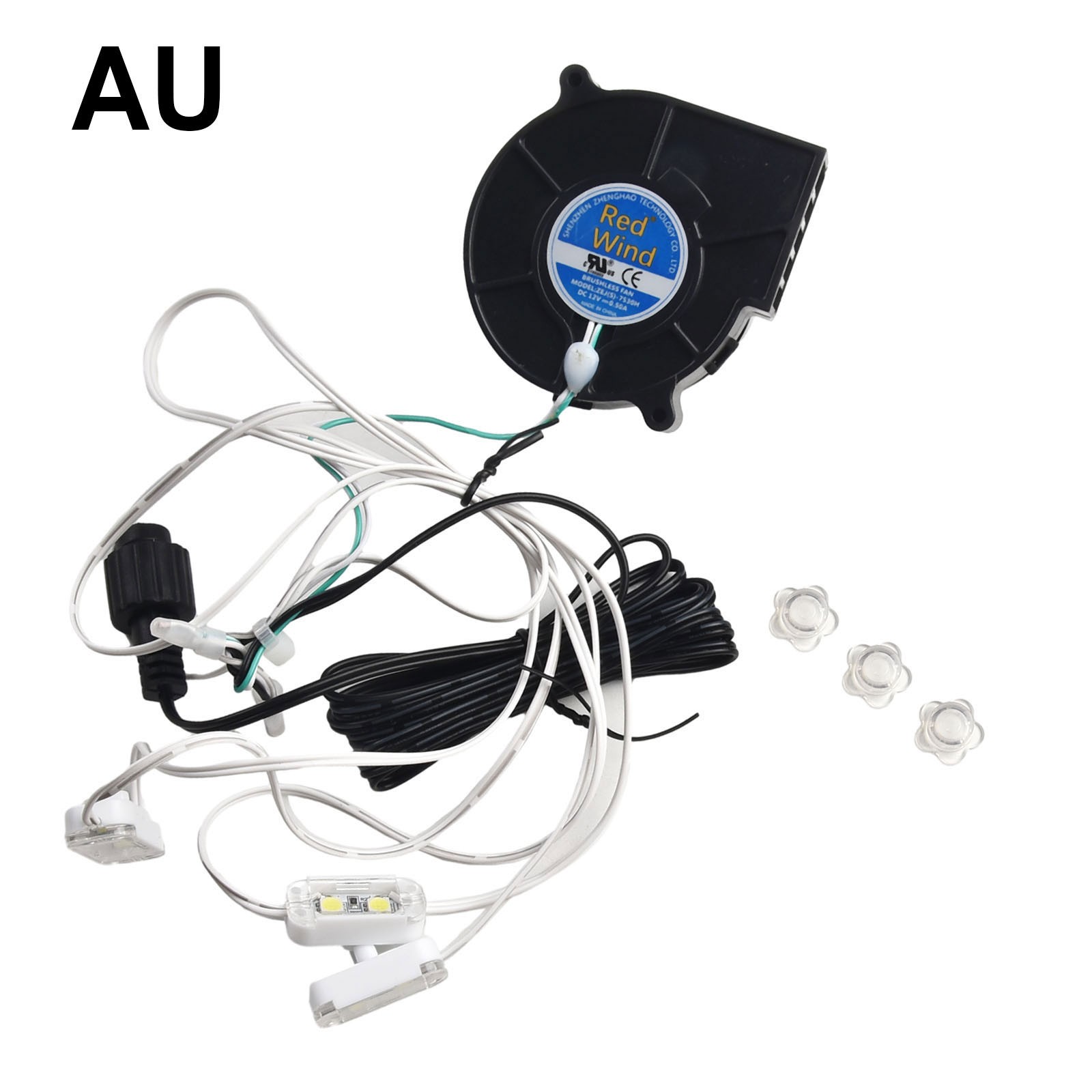 Haz que tu patio brille con un ventilador soplador de 12V de 1 juego y una cadena de luces LED luminosas - Imagen 21 de 32