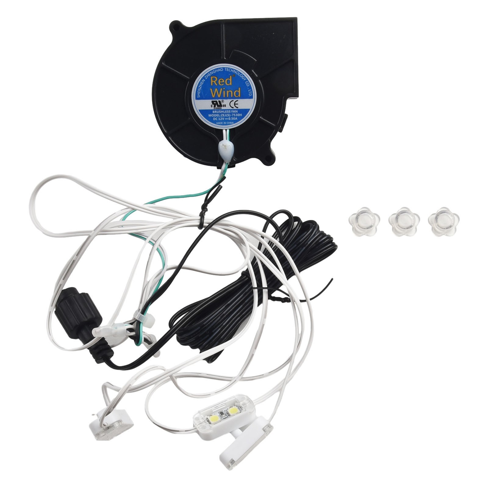 Haz que tu patio brille con un ventilador soplador de 12V de 1 juego y una cadena de luces LED luminosas - Imagen 22 de 32