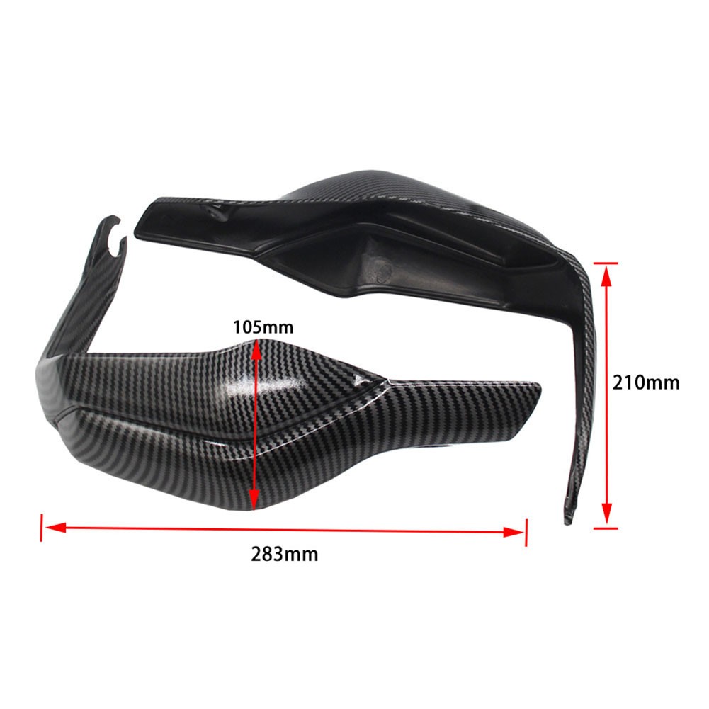 Protège-mains de protection pour motos réduit efficacement la résistance au v - Photo 24/24