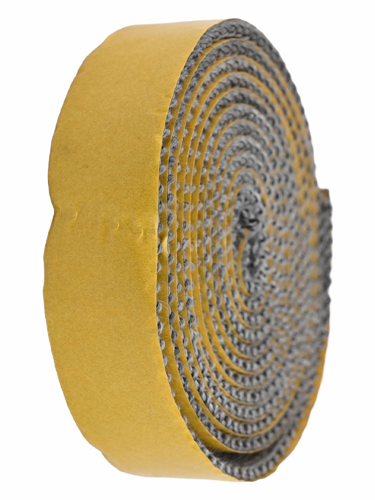 Tape Black Flat Stove Rope Self-Adhesive Glass Seal Stove Fire Tape Fiberglass - Bild 19 von 20