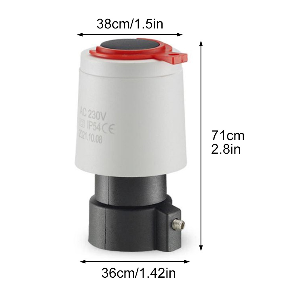 Energy Saving Electric Heating Actuator with M30x1 5mm Threaded Interface