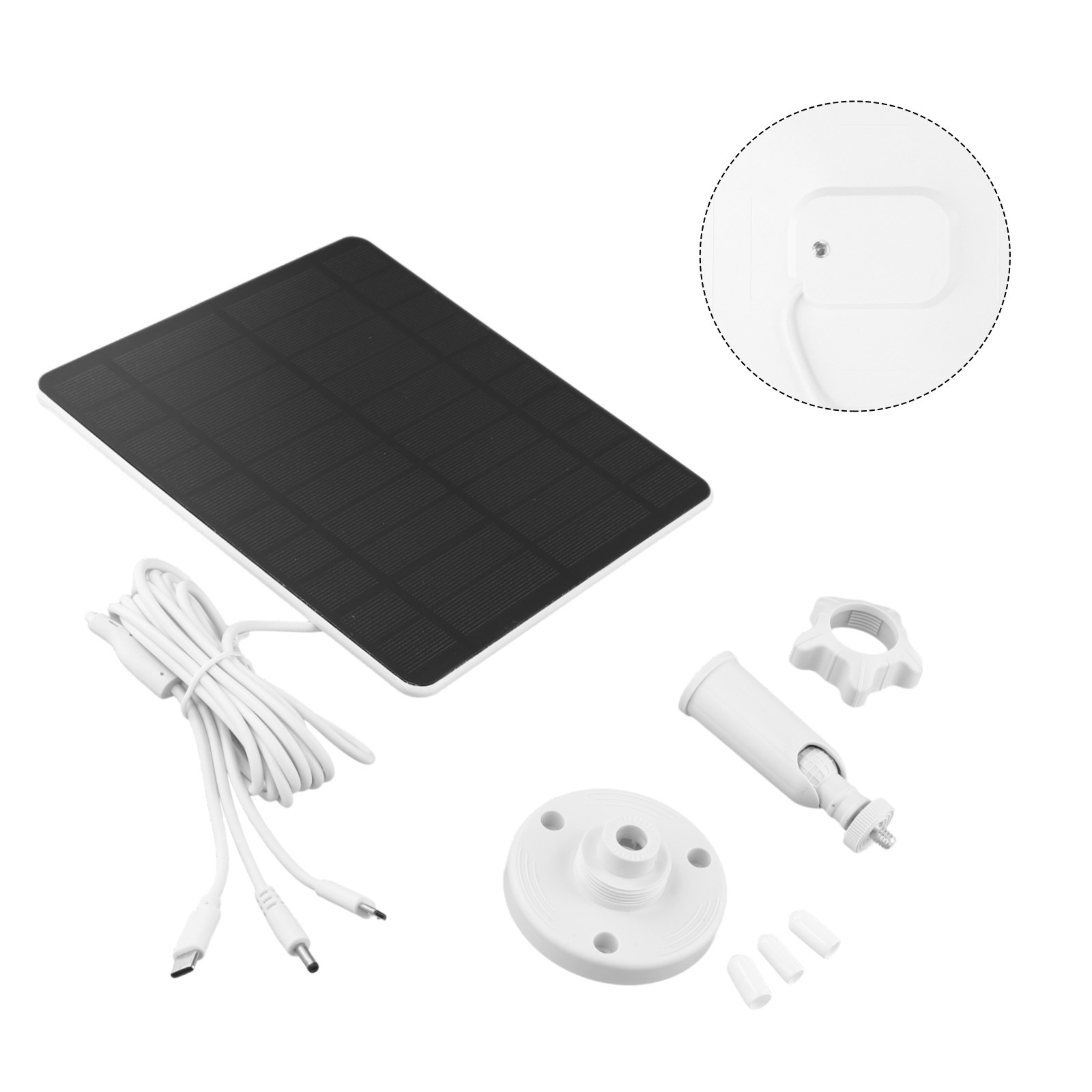 Niezawodna ładowarka solarna USB 5W na zewnątrz do kamer monitoringu un - Zdjęcie 13 z 24