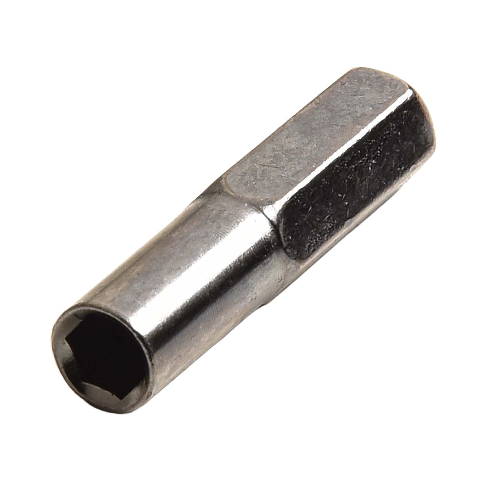 Magnetic Hex Transducer Adapter Socket for 6 35mm to 4mm Drill Bit Conversion