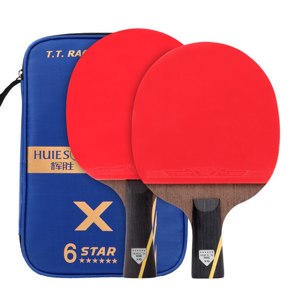 Set Paddle da Ping Pong Allenamento con Racchette in Fibra di Carbonio per Gioca - Foto 29 di 30