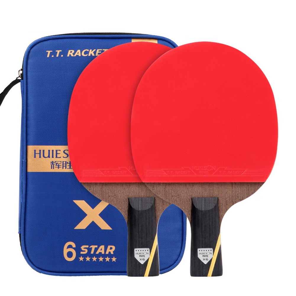 Set Paddle da Ping Pong Allenamento con Racchette in Fibra di Carbonio per Gioca - Foto 25 di 30