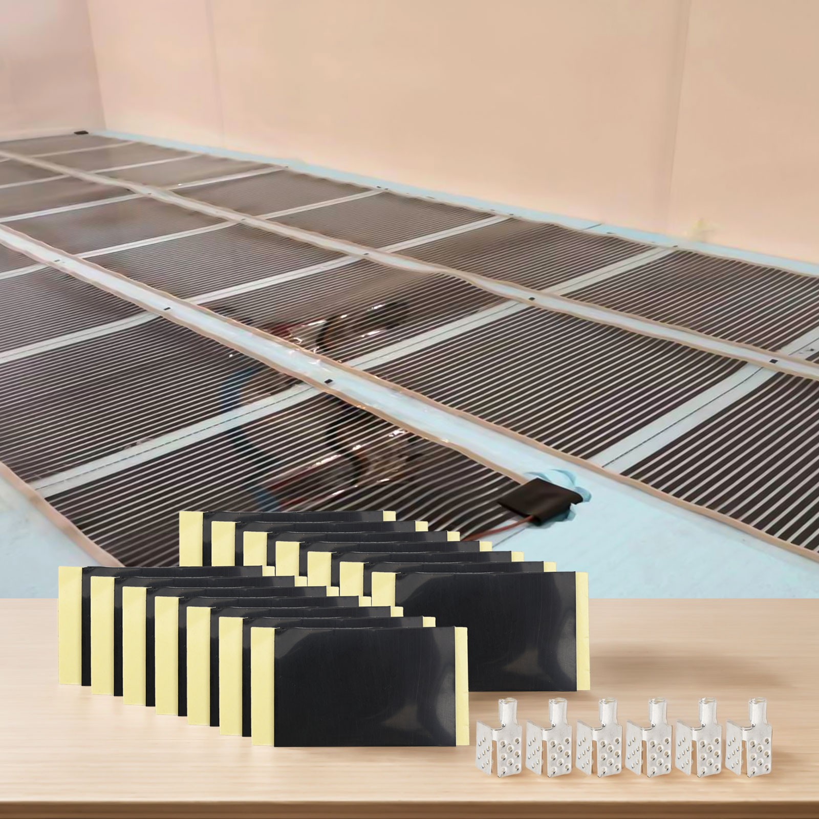 Seamless Connection Electric Heating Film Clips with Waterproof Seal Pack of 10 - Picture 31 of 39
