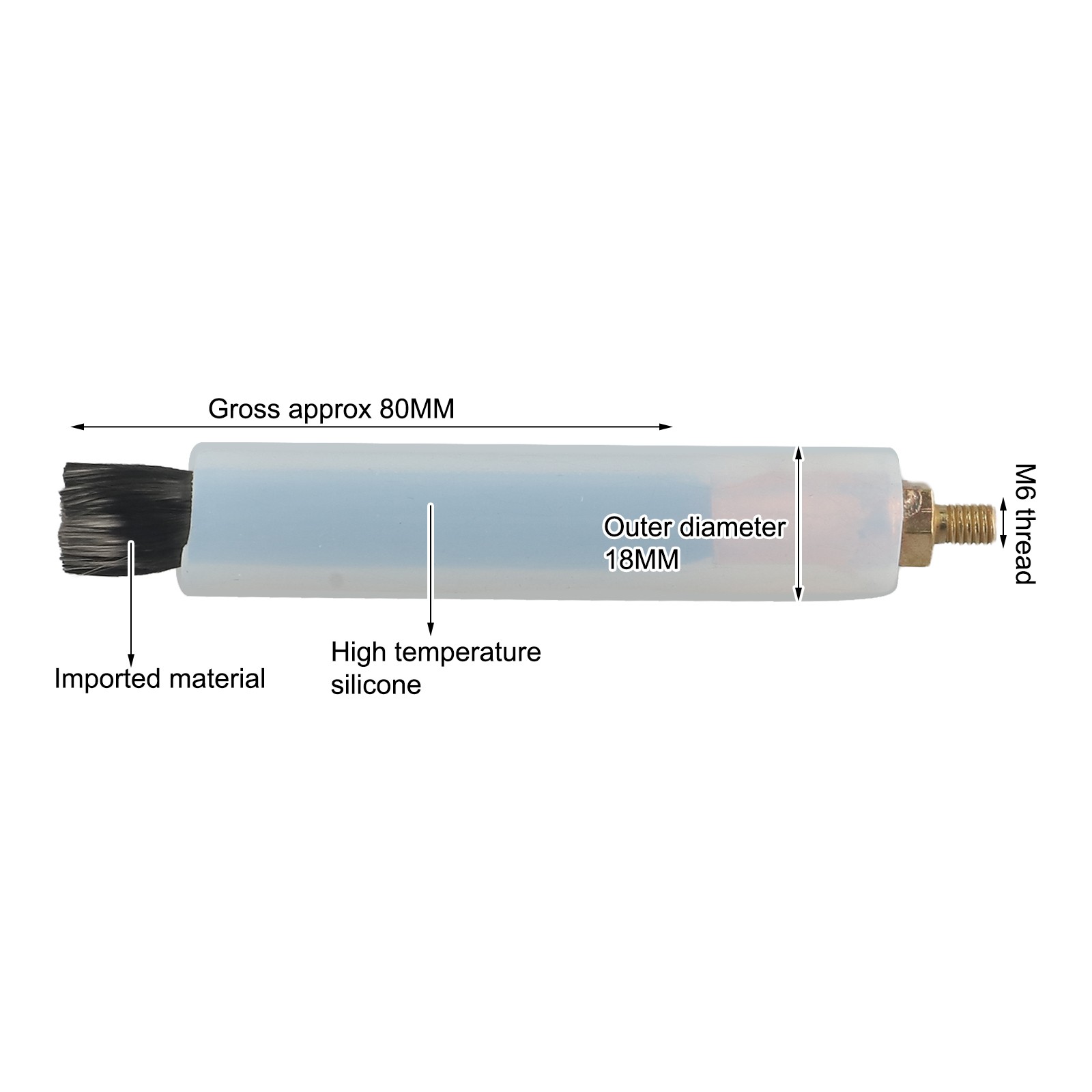 Professional Grade Weld Cleaning Brush Compatible with Various Threads