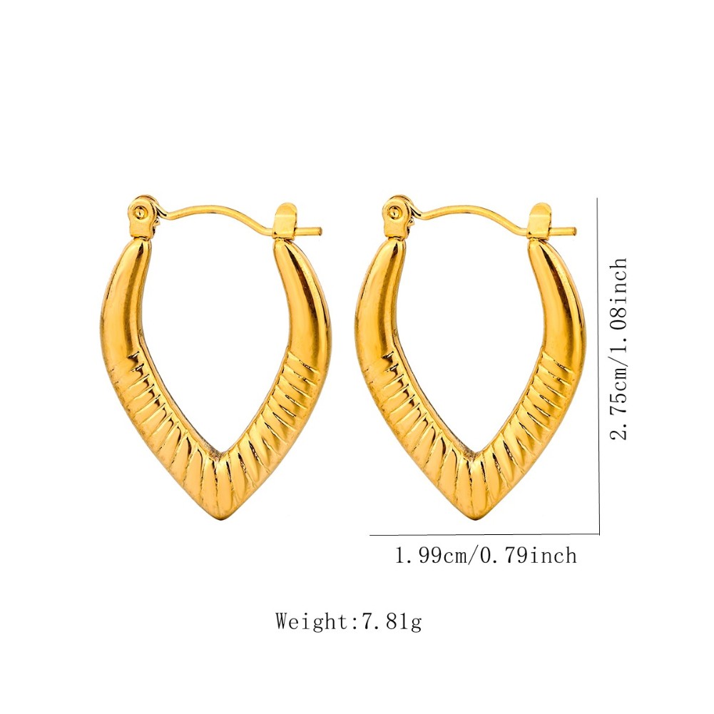 Bequem Ohrringe Geschenk Gold Jahrgang Plattiert Runde Ohrringe Trendung - Bild 19 von 28