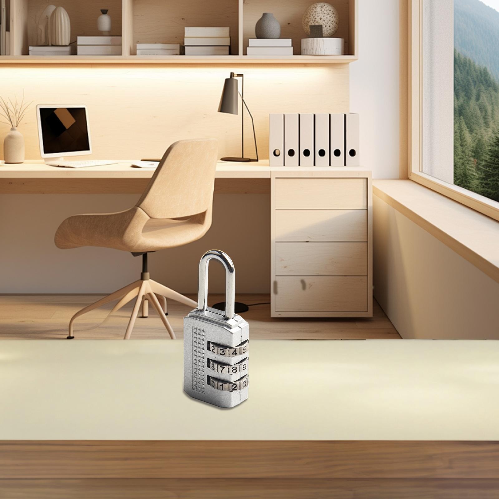 Combination Lock Digit Password Combination Padlock Instructions Design - Picture 42 of 90