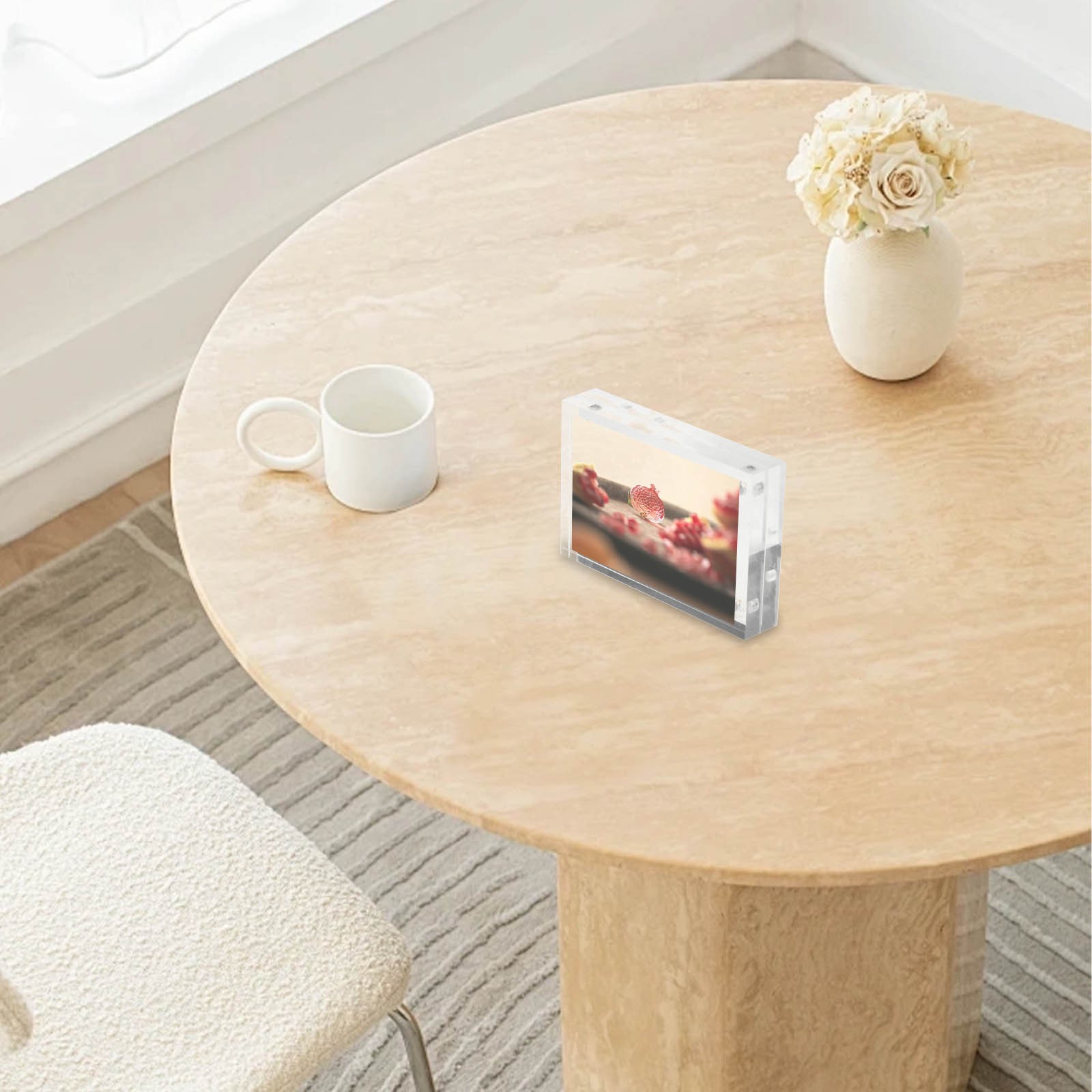 Thick 8+8mm Clear Acrylic Picture Frame with Convenient Magnetic Access - Picture 33 of 85