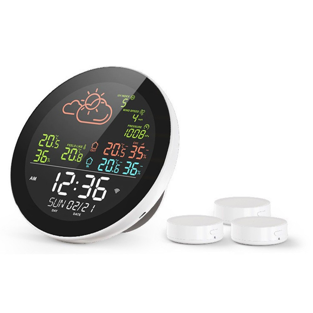 WiFi Color Screen Weather Station with Temperature and Humidity Sensors