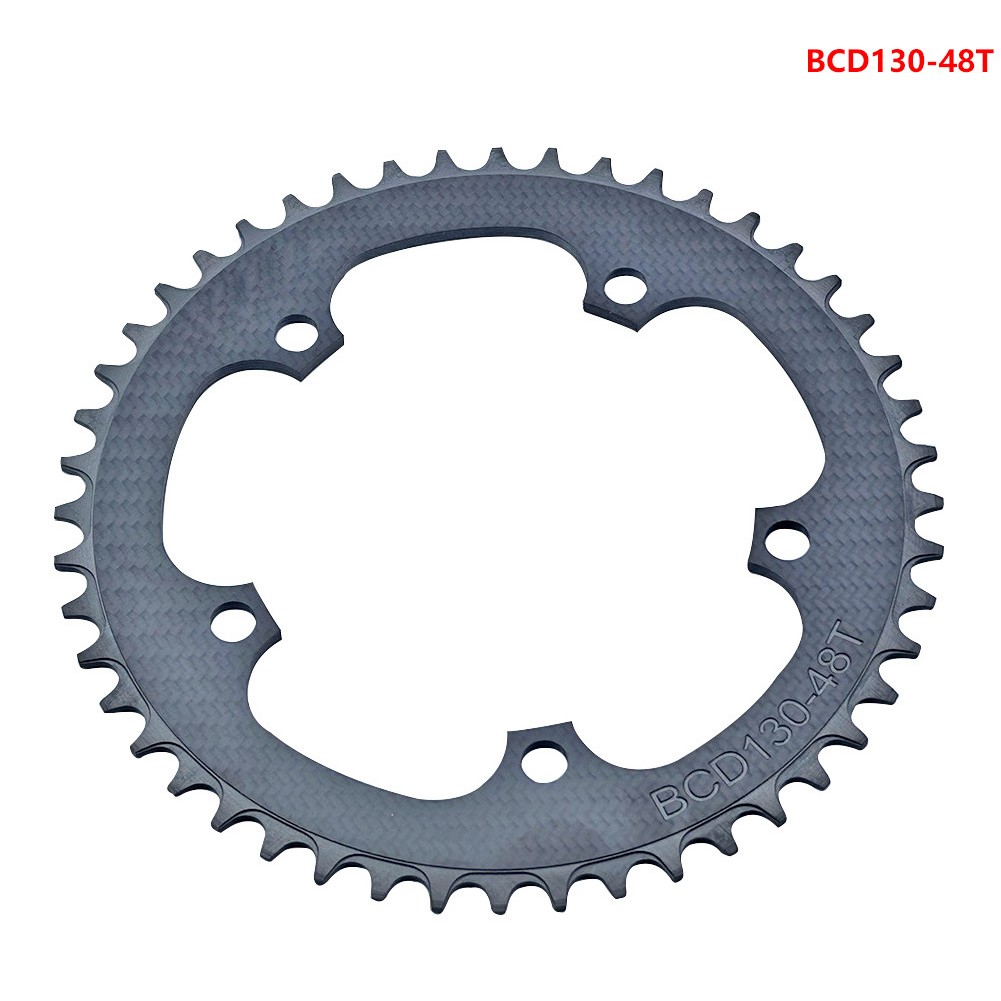 Road Bike Chainwheel with Carbon Fiber Material BCD130 Sizes Available - Picture 13 of 15