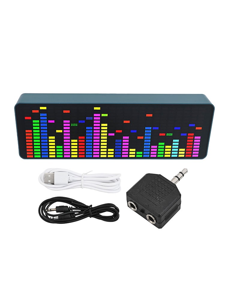 Colorful Music Spectrum Analyzer for Home Entertainment 16x24 RGB LEDs - Bild 29 von 36