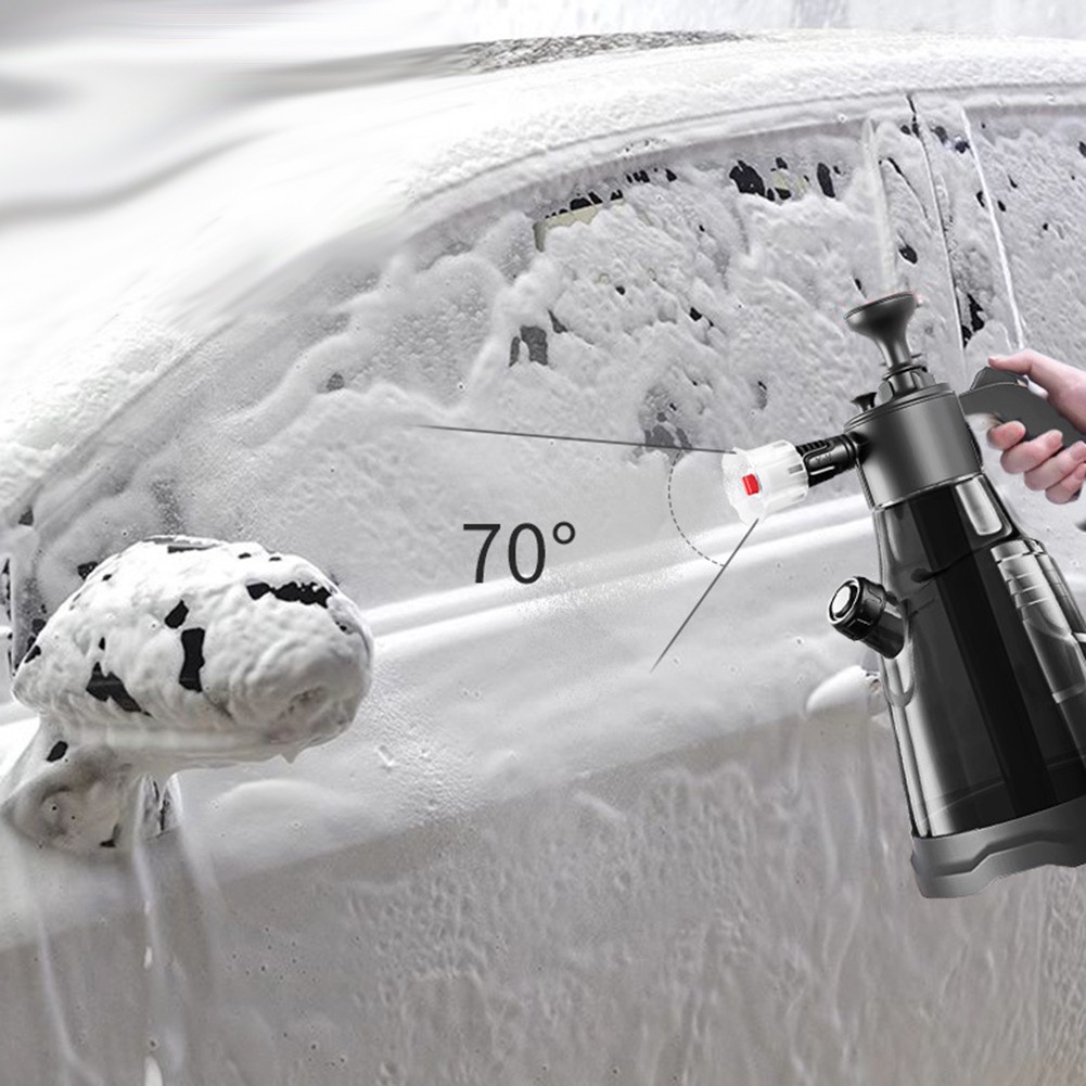 Simplified Cleaning with 2 3L Snow Foam Pump Sprayer and Two Adjustable Nozzles