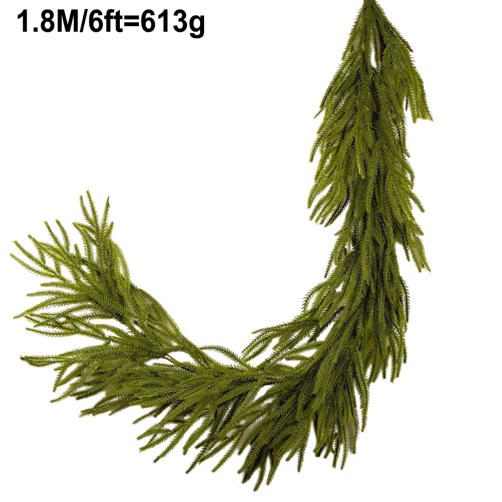 Indoor For Outdoor Christmas Garland with Dense Green Artificial Pine Design - Picture 17 of 19