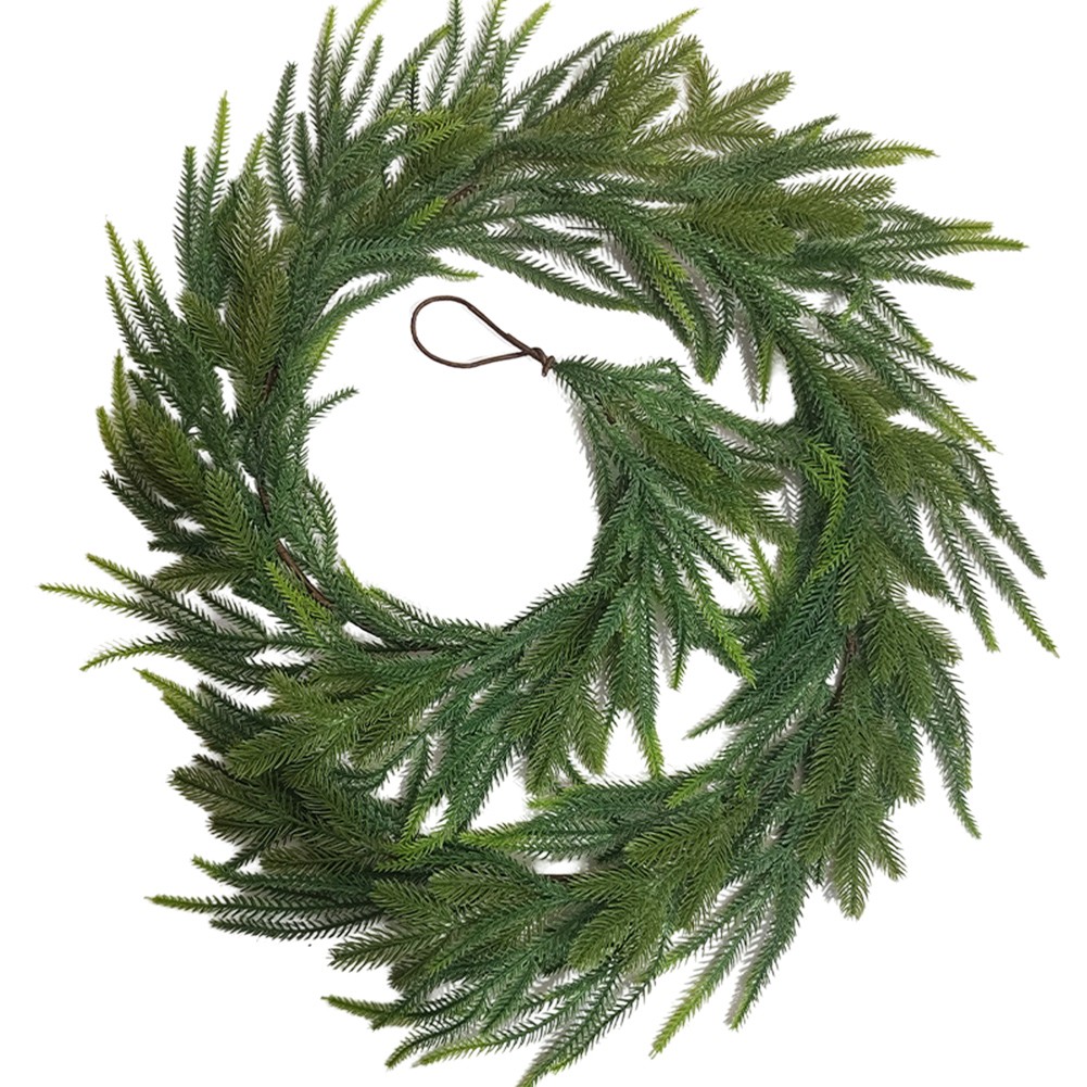 Indoor For Outdoor Christmas Garland with Dense Green Artificial Pine Design - Picture 13 of 19