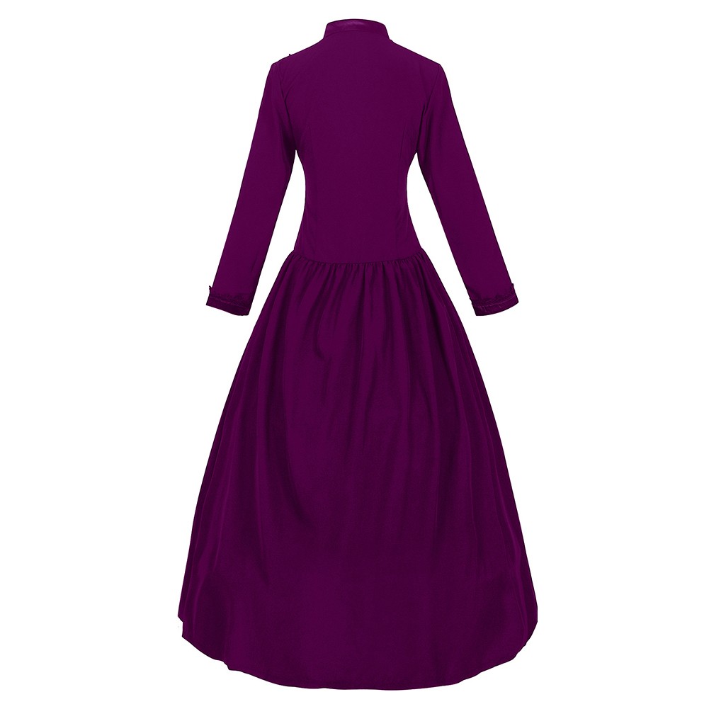Victorian Princess Dress for Women Retro Medieval Style Gothic Fashion - Picture 15 of 40
