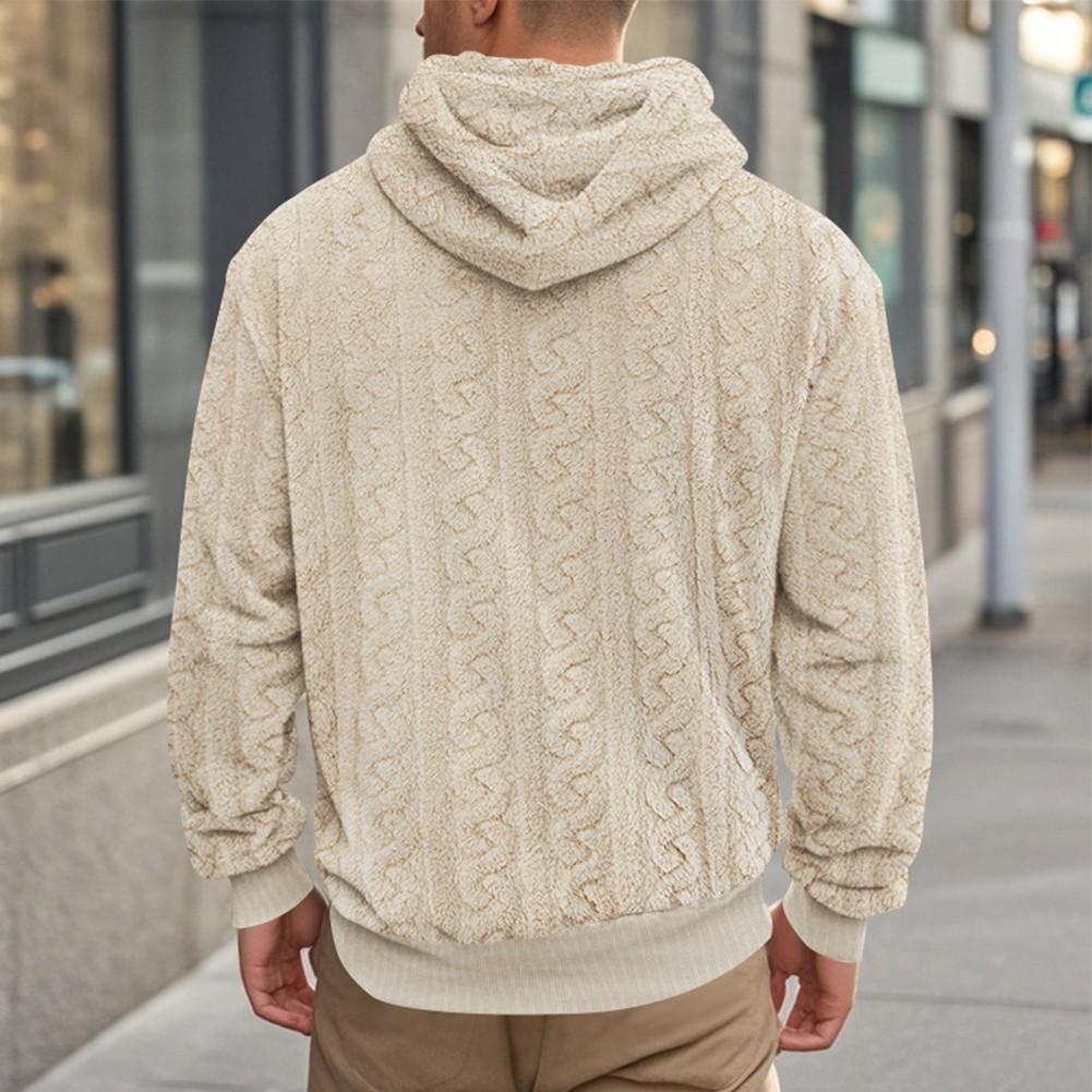 Diverse Styles of Loose Fit Mens Hoodies Featuring Modern Jacquard Patterns - Picture 54 of 64