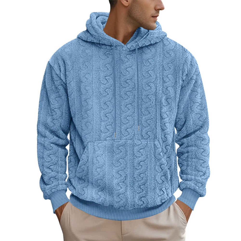 Diverse Styles of Loose Fit Mens Hoodies Featuring Modern Jacquard Patterns - Picture 42 of 64