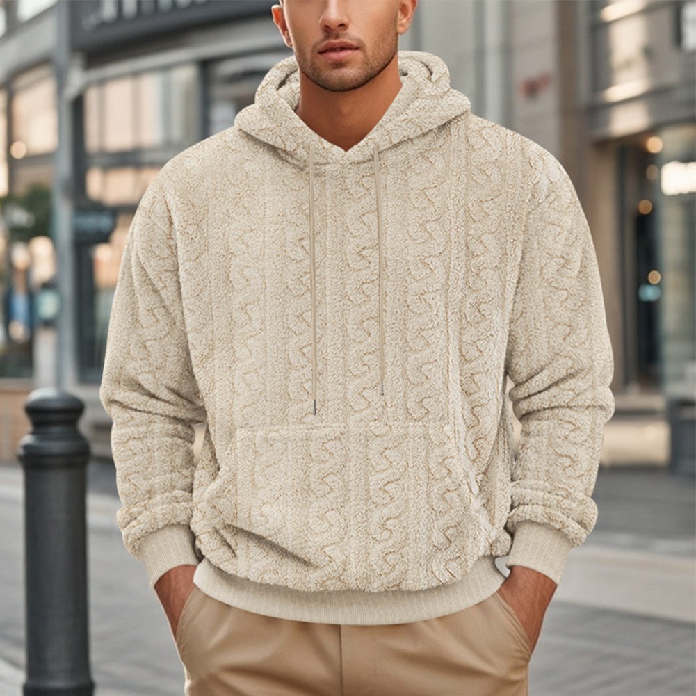 Diverse Styles of Loose Fit Mens Hoodies Featuring Modern Jacquard Patterns - Picture 47 of 64