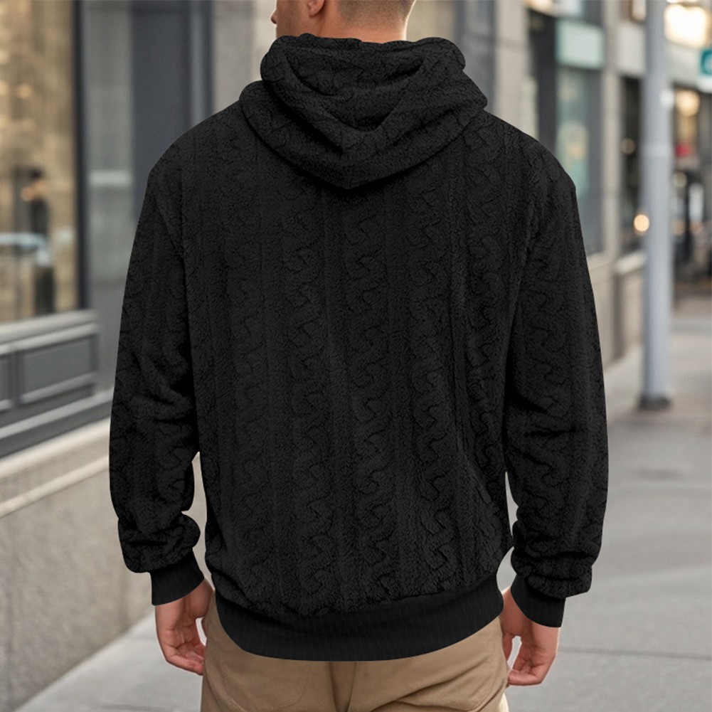 Diverse Styles of Loose Fit Mens Hoodies Featuring Modern Jacquard Patterns - Picture 28 of 64