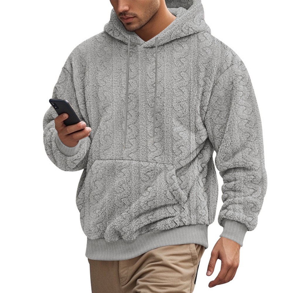 Diverse Styles of Loose Fit Mens Hoodies Featuring Modern Jacquard Patterns - Picture 36 of 64