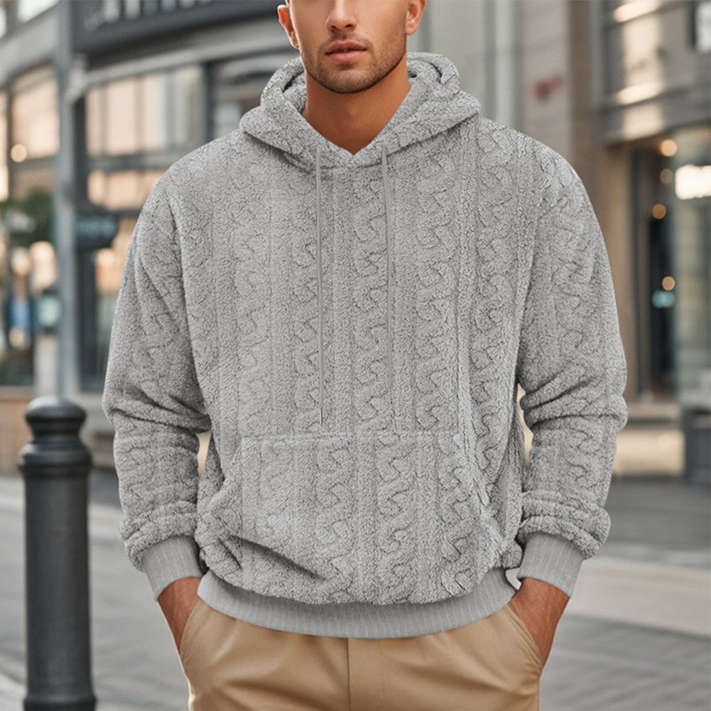 Diverse Styles of Loose Fit Mens Hoodies Featuring Modern Jacquard Patterns - Picture 29 of 64