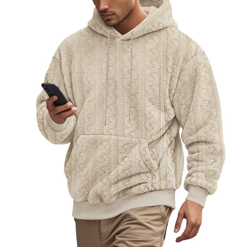 Diverse Styles of Loose Fit Mens Hoodies Featuring Modern Jacquard Patterns - Picture 53 of 64