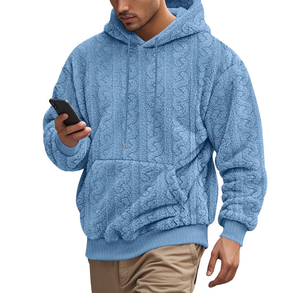 Diverse Styles of Loose Fit Mens Hoodies Featuring Modern Jacquard Patterns - Picture 44 of 64