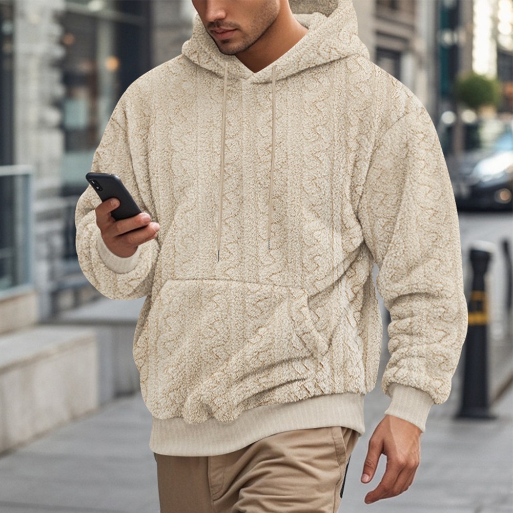 Diverse Styles of Loose Fit Mens Hoodies Featuring Modern Jacquard Patterns - Picture 52 of 64