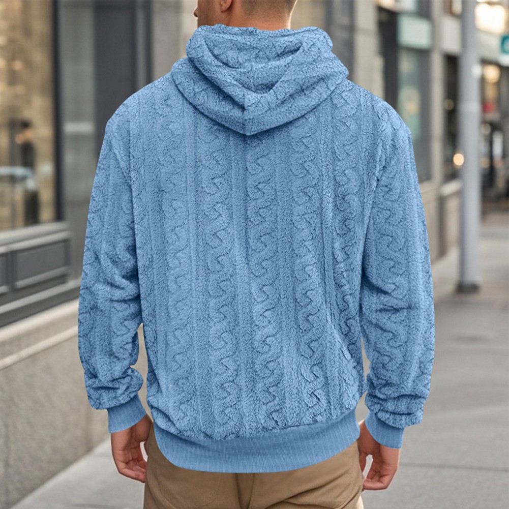 Diverse Styles of Loose Fit Mens Hoodies Featuring Modern Jacquard Patterns - Picture 45 of 64