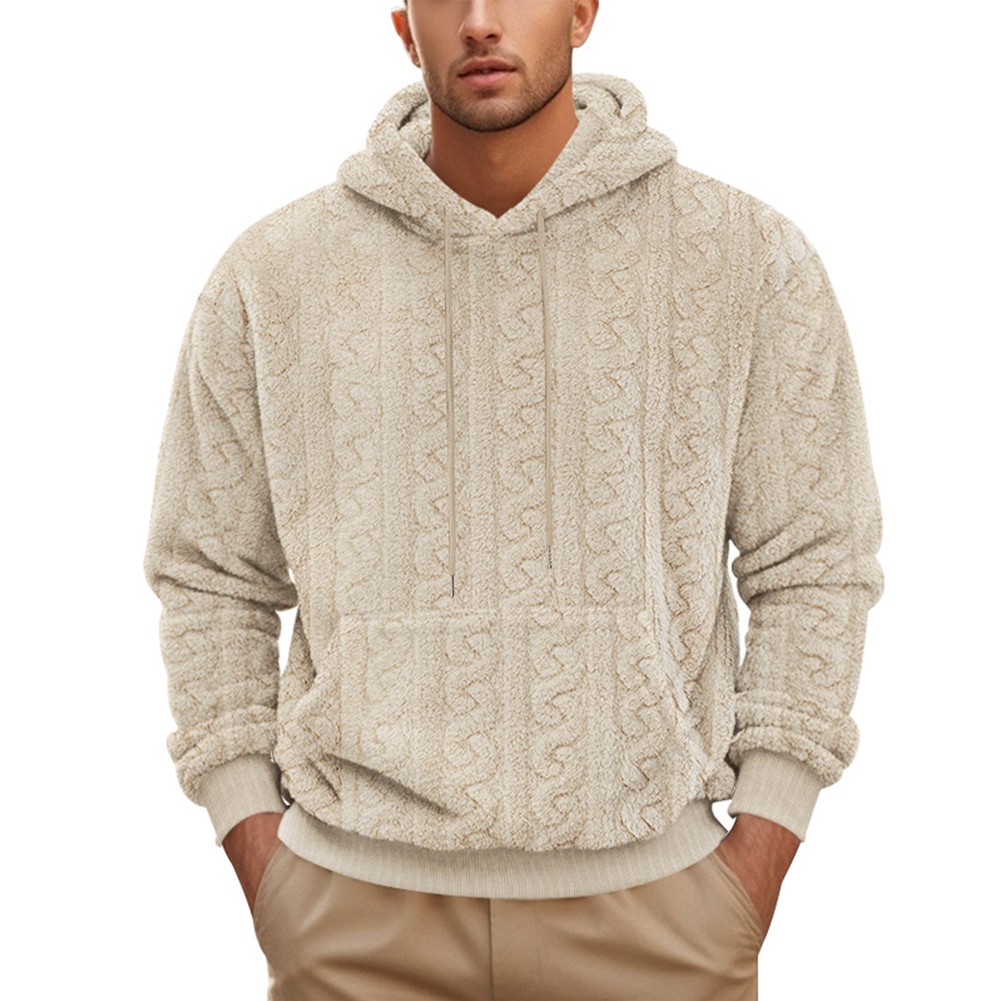 Diverse Styles of Loose Fit Mens Hoodies Featuring Modern Jacquard Patterns - Picture 55 of 64