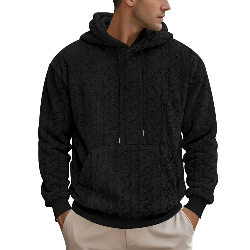 Diverse Styles of Loose Fit Mens Hoodies Featuring Modern Jacquard Patterns - Picture 25 of 64