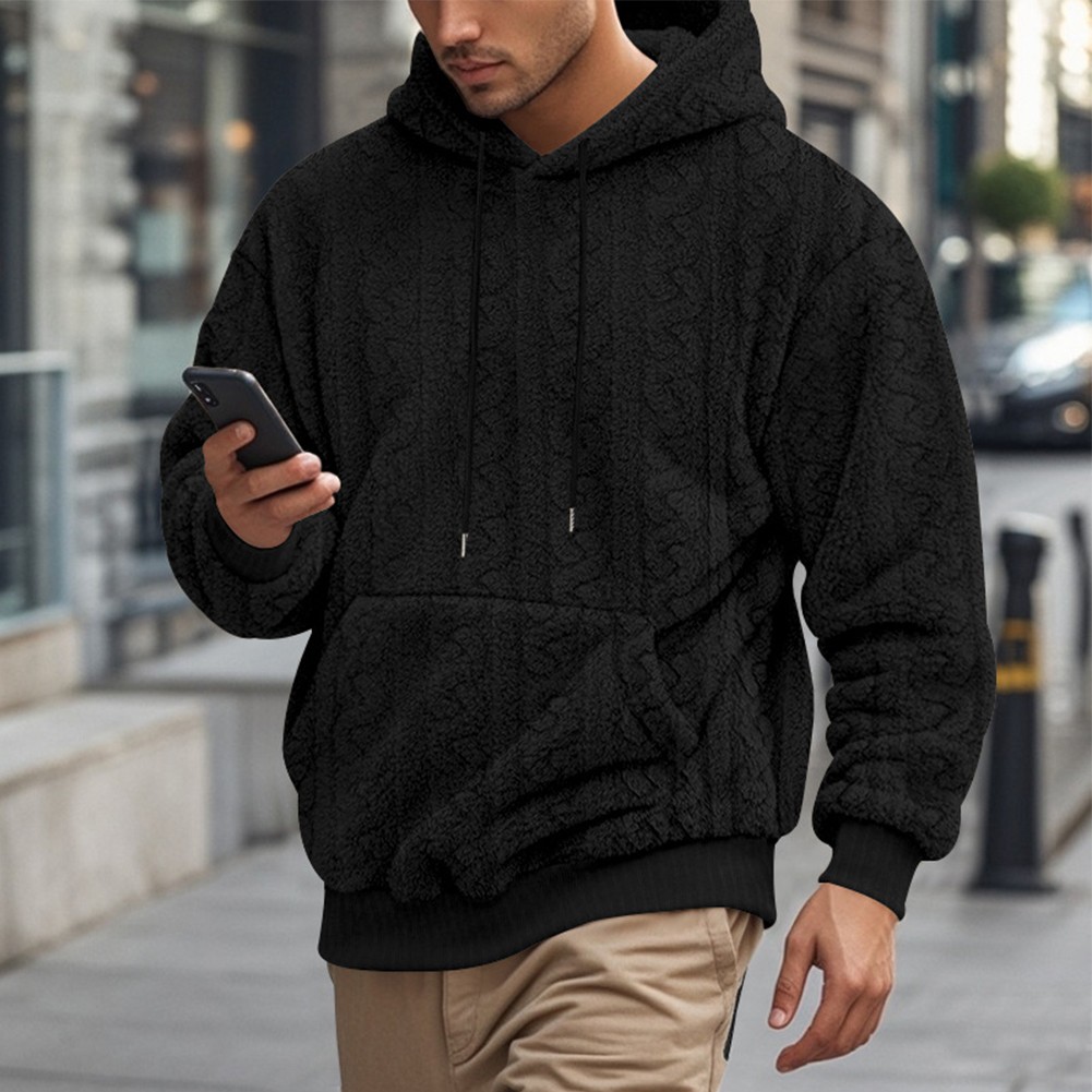 Diverse Styles of Loose Fit Mens Hoodies Featuring Modern Jacquard Patterns - Picture 26 of 64